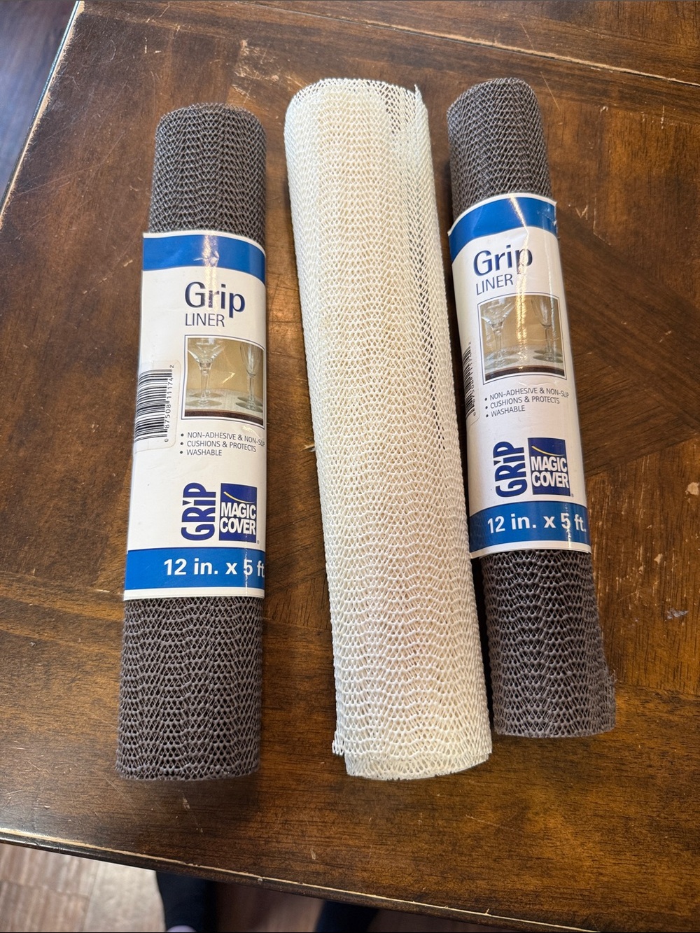 Grip Liner Non-Adhesive Shelf Liner Rolls 12” x 5’